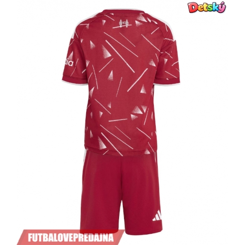 Lacne Dětský Futbalové dres Liverpool 2026-27 Krátky Rukáv - Domáci (+ trenírky)